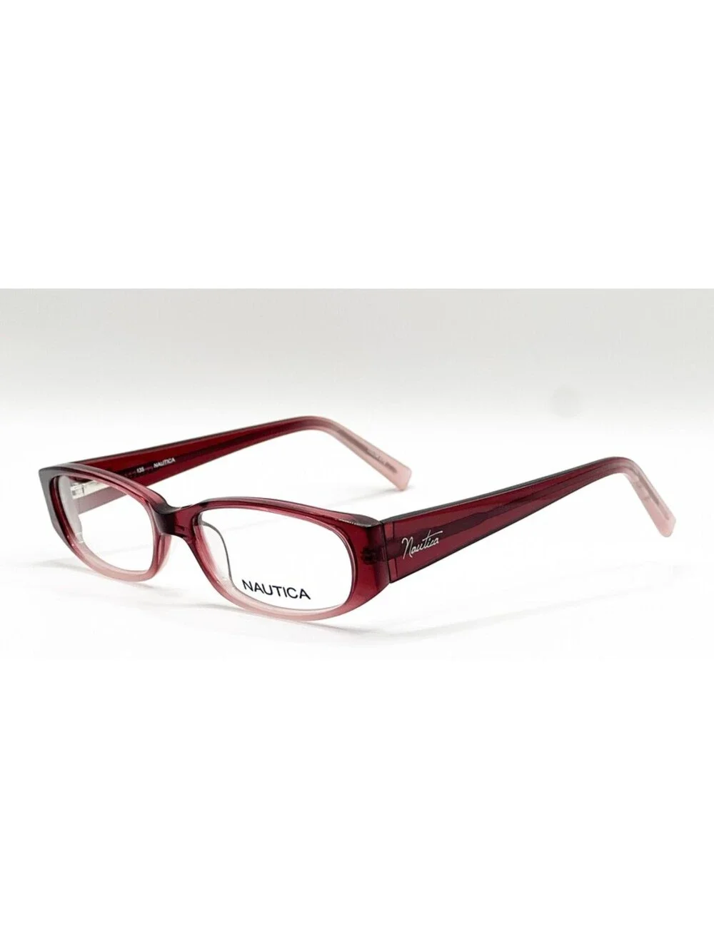 Nautica N8071 655 Burgundy Fade Full Rim Authentic Eyeglass Frames 50-16-135
